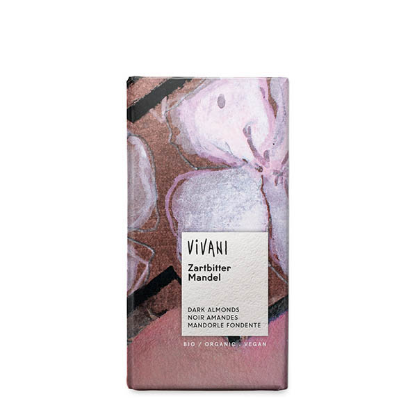 Ciocolata neagra cu migdale (tableta) BIO Vivani - 100 g